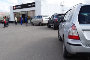 Автопутешествие в Трахтемиров, сбор автоколонны